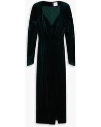 Galvan London - Vanitas Velvet Maxi Dress - Lyst