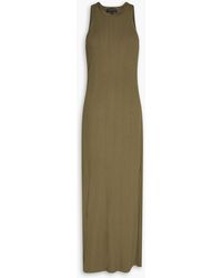 Rag & Bone - Luca geripptes maxikleid aus stretch-modal - Lyst