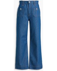 Claudie Pierlot - High-rise Straight-leg Jeans - Lyst