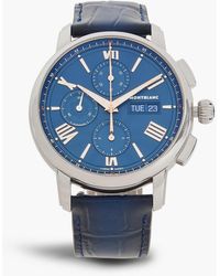 Montblanc - Star Legacy Chronograph Automatic 43Mm Stainless Steel Watch - Lyst