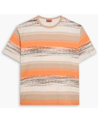 Missoni - Striped Cotton-Jersey T-Shirt - Lyst