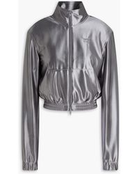 T By Alexander Wang - Stretch-jersey Track Jacket - Lyst