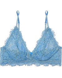 light blue lace bralette