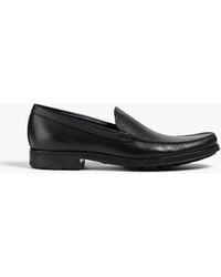 Bally - Otinel Pebbled-Leather Loafers - Lyst