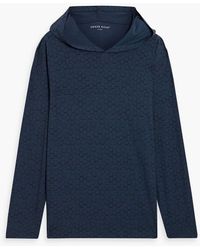 Derek Rose - London hoodie aus jersey aus stretch-modal - Lyst