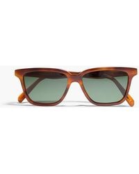 TOTEME - D-Frame Tortoiseshell-Print Acetate Sunglasses - Lyst