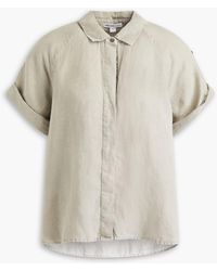 James Perse - Hemd aus einer lyocell-leinenmischung mit flammgarneffekt - Lyst