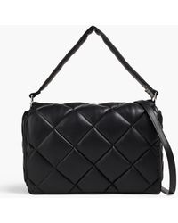 Stand Studio - Wanda Mini Quilted Faux-leather Clutch - Lyst