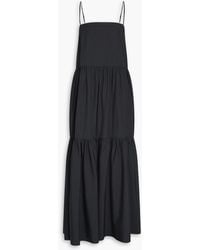 Rag & Bone - Sage Tiered Cotton-Poplin Maxi Dress - Lyst