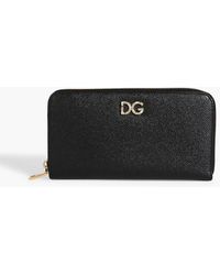 Dolce & Gabbana - Pebbled-leather Continental Wallet - Lyst
