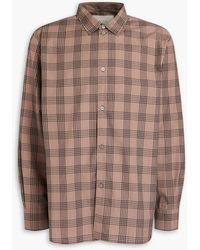 Studio Nicholson - Santos Checked Cotton Shirt - Lyst