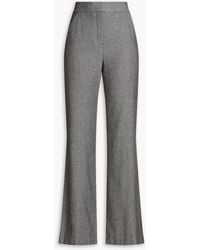 Veronica Beard - Lebone Cotton-blend Tweed Flared Pants - Lyst