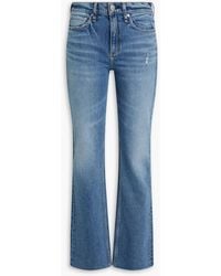 Rag & Bone - Peyton Mid-Rise Bootcut Jeans - Lyst