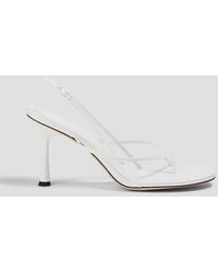 STUDIO AMELIA - Barbella 90 Leather Slingback Sandals - Lyst