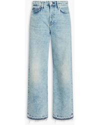 Rag & Bone - Logan hoch sitzende jeans in acid-waschung mit weitem bein - Lyst