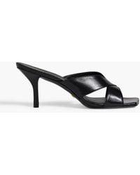Stuart Weitzman - Carmen 75 Leather Mules - Lyst