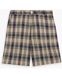 Alex Mill - Checked Cotton Shorts - Lyst