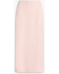 Theory - Crepe Midi Skirt - Lyst