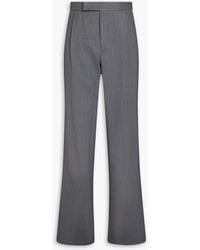 Thom Browne - Pleated Grain De Poudre Wool Pants - Lyst