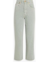 SLVRLAKE Denim - London hoch sitzende jeans mit geradem bein - Lyst