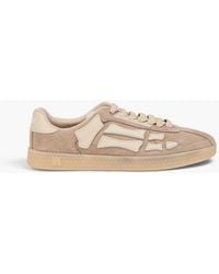 Amiri - Pacific Bones Suede Sneakers - Lyst