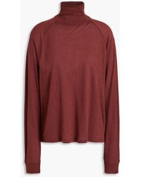Vince - Lyocell And Wool-blend Turtleneck Top - Lyst
