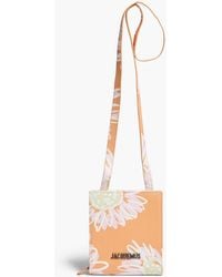 Jacquemus - Le Gadjo Floral-Print Leather Wallet - Lyst