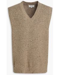 Maison Margiela - Ribbed Wool-Blend Vest - Lyst