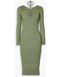 Jonathan Simkhai - Elijah midikleid aus rippstrick mit cut-outs - Lyst