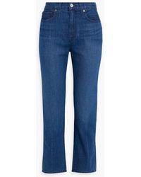 Nili Lotan - High-rise Straight-leg Jeans - Lyst