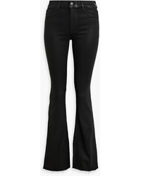 DL1961 - Bridget Coated High-rise Bootcut Jeans - Lyst