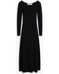 Rohe - Off-The-Shoulder Knitted Midi Dress - Lyst