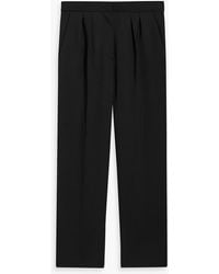 Max Mara - Verbano Wool-Blend Crepe Straight-Leg Pants - Lyst