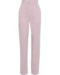 IRO Goma High-rise Straight-leg Jeans - Pink