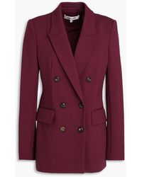 Diane von Furstenberg - Maira Double-breasted Jersey Blazer - Lyst