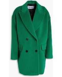 Max Mara - Double-Breasted Wool And Cashmere-Blend Felt Coat - Lyst