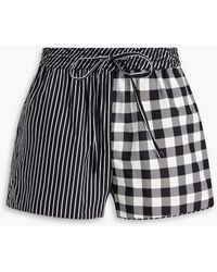 Solid & Striped - The charlie bedruckte shorts aus baumwollpopeline - Lyst