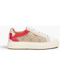 Tory Burch - Monogram Low-Top Sneakers - Lyst