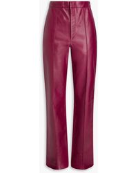 Isabel Marant - Bilirokia Leather Straight-leg Pants - Lyst