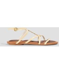 Jacquemus - Les Sandals Pralu Embellished Leather Sandals - Lyst