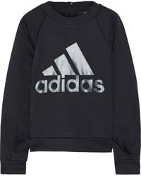 adidas originals arm print sweatshirt