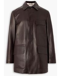 dunhill - Leather Jacket - Lyst