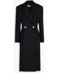 Zimmermann - Double-Breasted Wool-Blend Twill Coat - Lyst