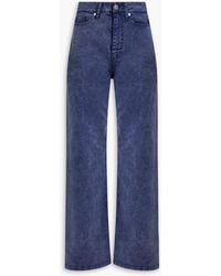Vivetta - Faded High-rise Wide-leg Jeans - Lyst