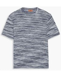 Missoni - Space-dyed Cotton-jersey T-shirt - Lyst