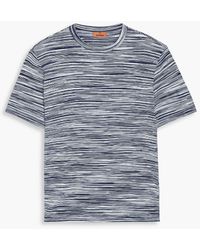 Missoni - Space-dyed Cotton-jersey T-shirt - Lyst