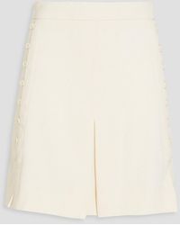 See By Chloé - Pleated Crepe Shorts - Lyst