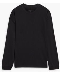 Rag & Bone - Cliff Cotton And Tm-blend Jersey T-shirt - Lyst