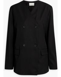 Loulou Studio - Jalca Double-breasted Twill Blazer - Lyst
