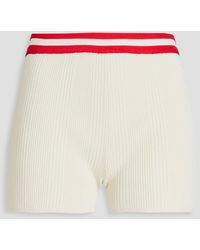 Solid & Striped - The Ronnie Ribbed-knit Shorts - Lyst